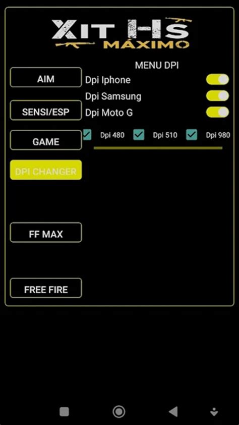 Xit HS Máximo para Android .